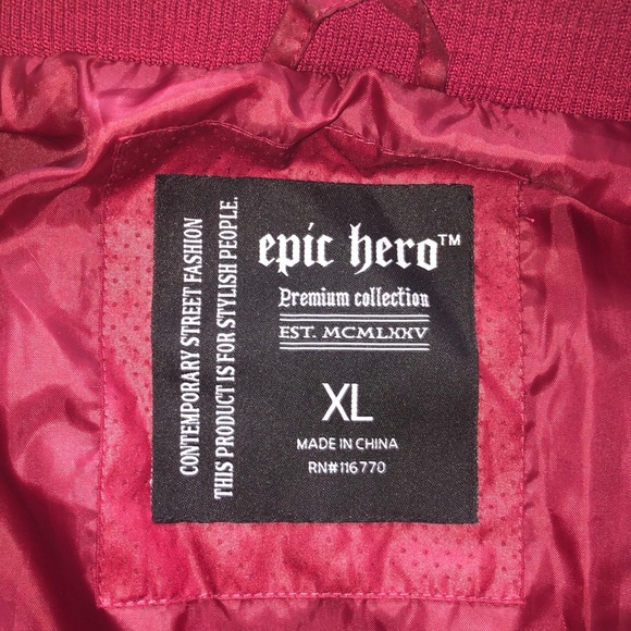 Mens Lightweight Jacket - Deep Red - Picture 5 of 7